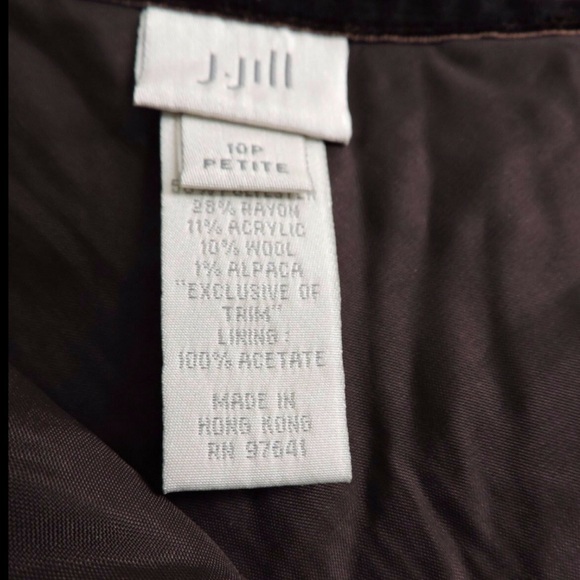 J Jill Knee Length A Line Skirt Size 10P - Picture 3 of 4
